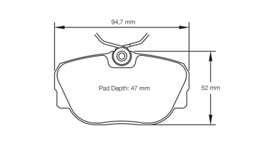 Pagid Racing Brake Pads No. 1544 - Discovery Parts